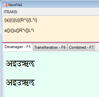 ... vowel or between vowels Itranslator will correctly convert the text